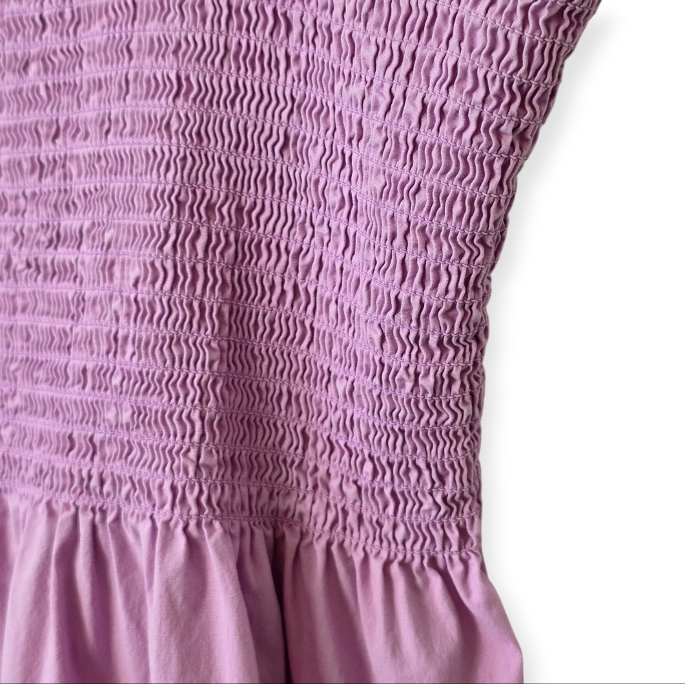Hill House The Elizabeth Nap Dress in Lilac Sky Poplin Medium - Picture 7 of 12
